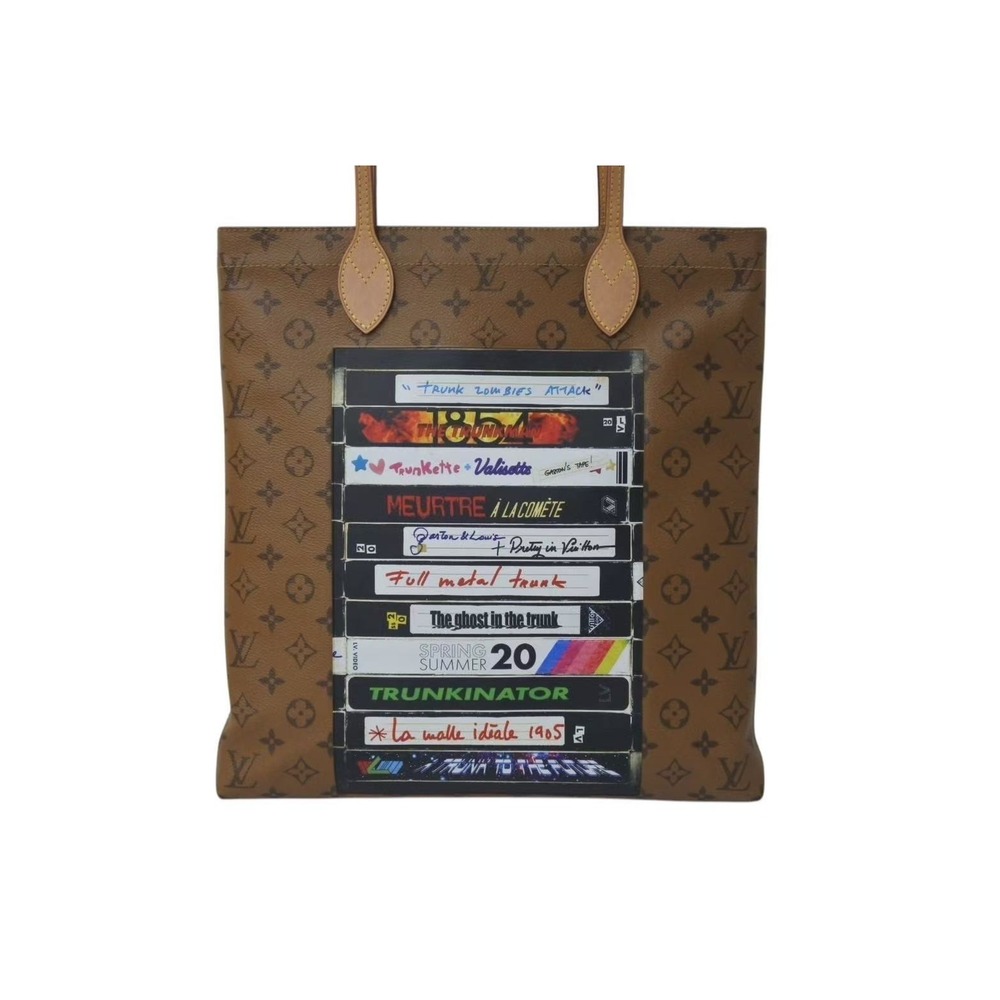Louis Vuitton Carry Tote It VHS Brown Bag